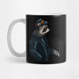 raccoon noir Mug